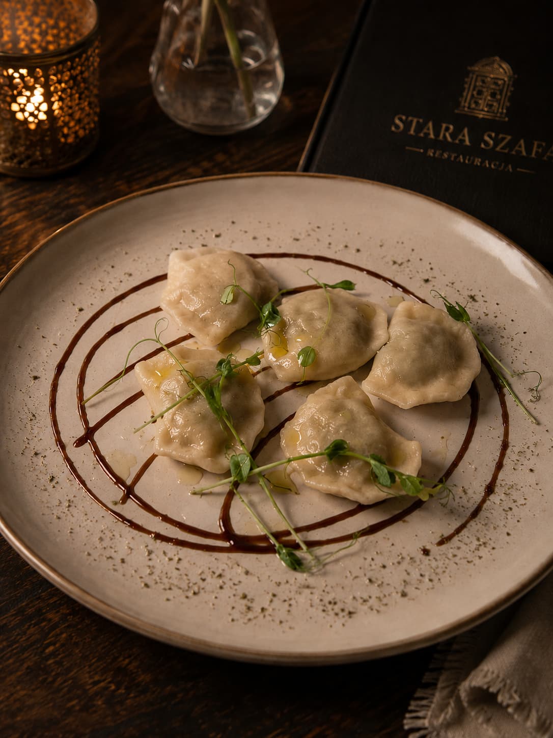Pierogi z oliwą trflową